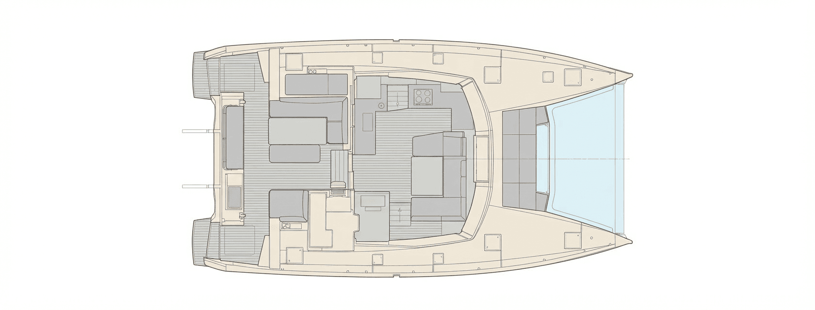 Sargon Elba 45 - Main Deck